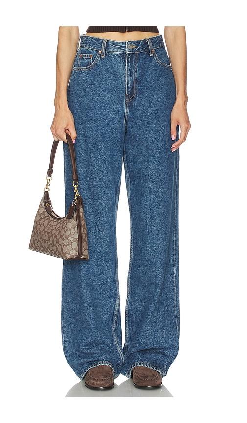 dr. denim donna wide leg in blue.