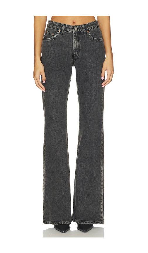 dr. denim elba flare in black.