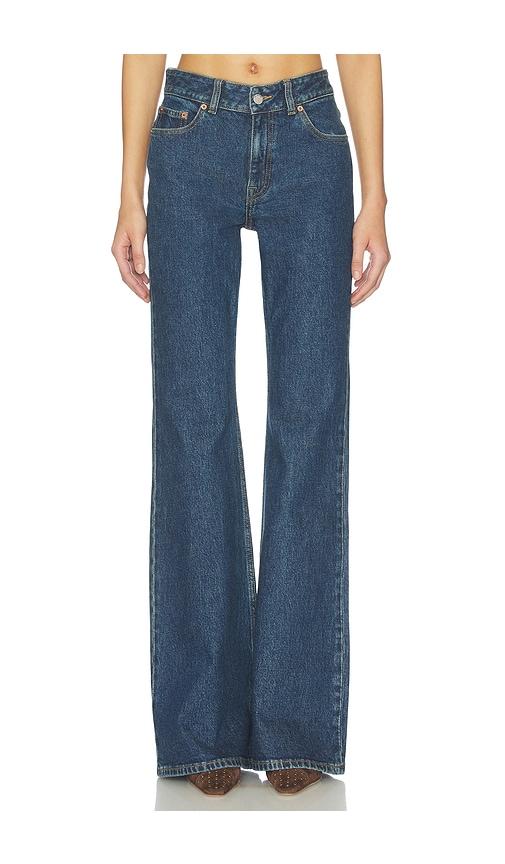 dr. denim elba flare in blue.