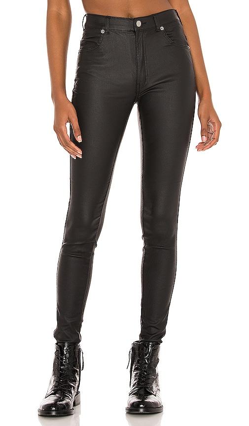 dr. denim lexy skinny in black.