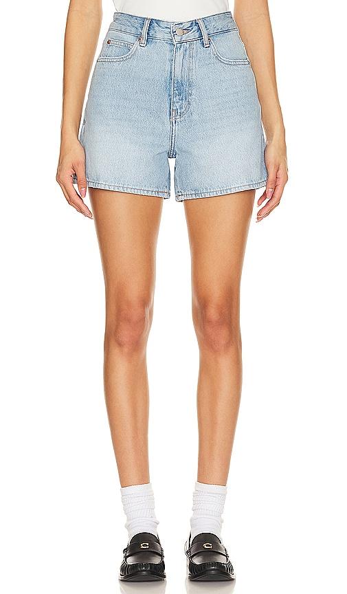dr. denim nora shorts in denim-light.