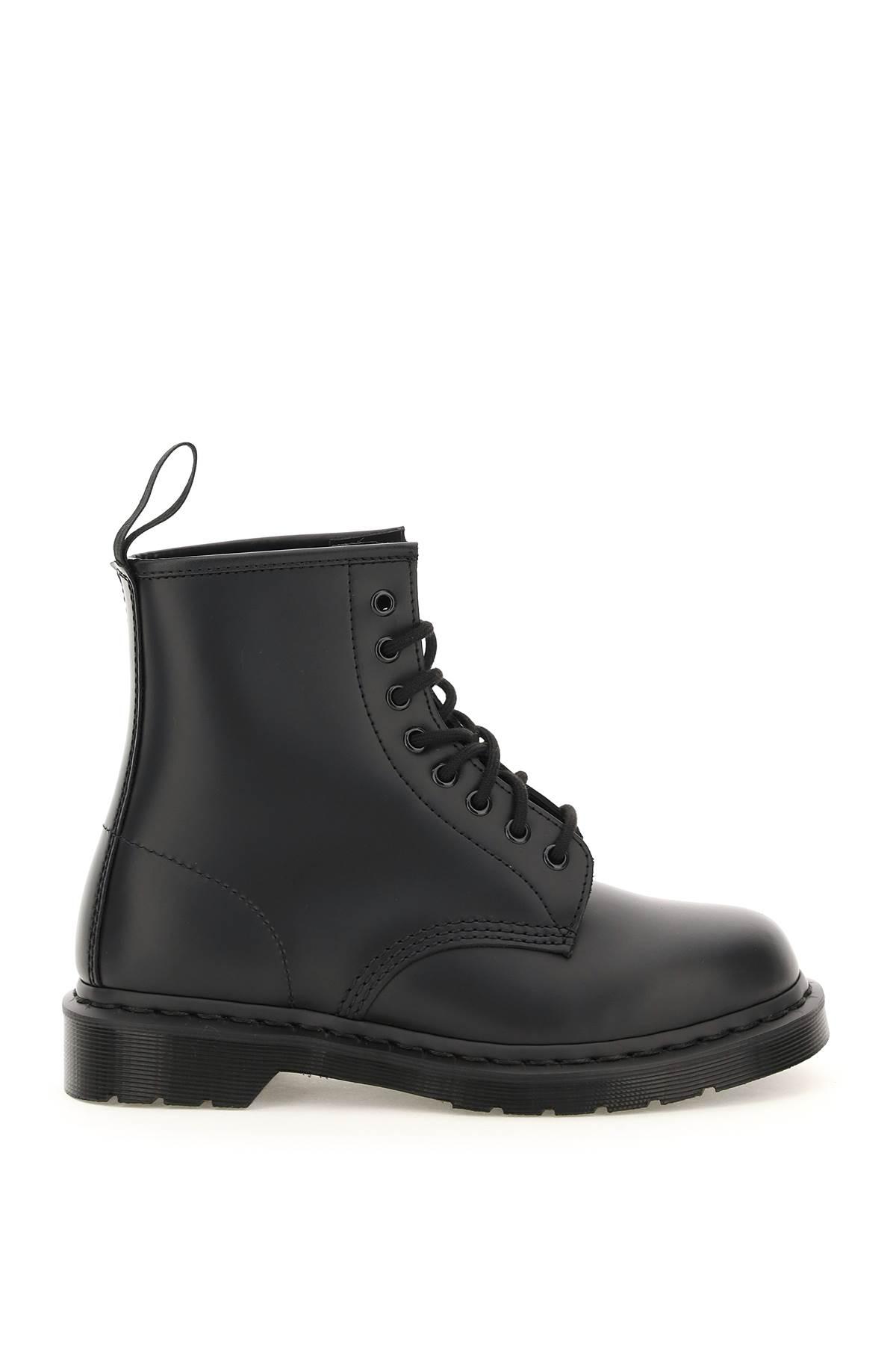 dr. martens 1460 mono smooth lace-up combat boots