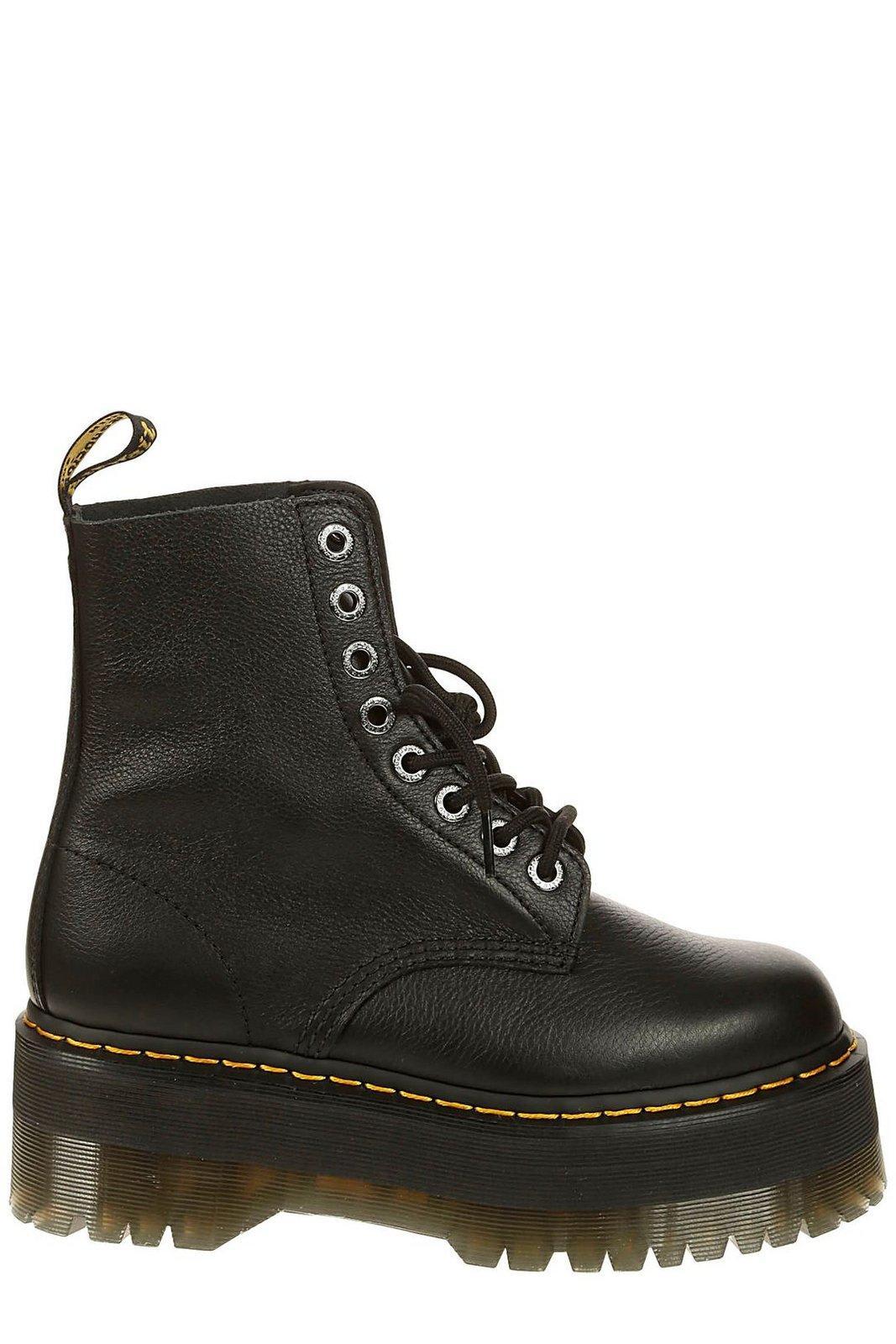 dr. martens 1460 pascal max platform combat boots