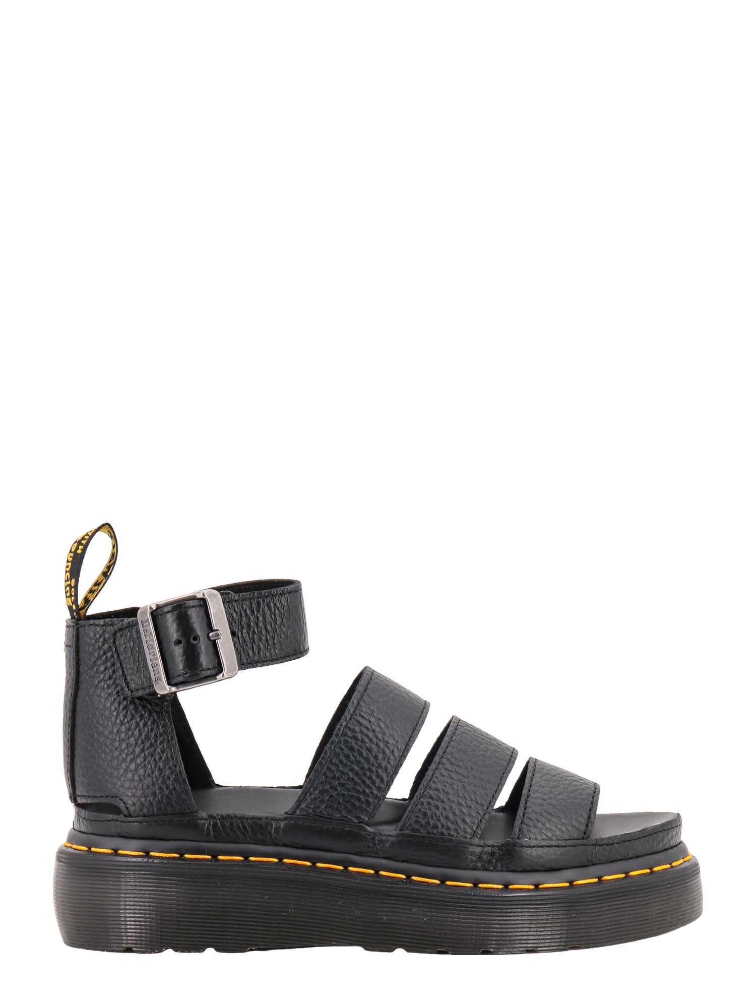 dr. martens clarissa ii quad leather platform sandals