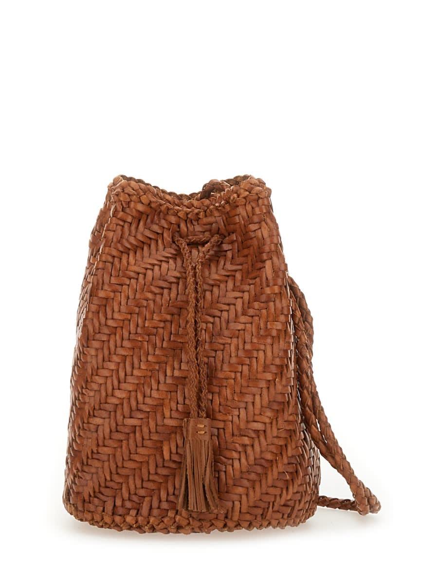 dragon diffusion borsa pompom double jump tan