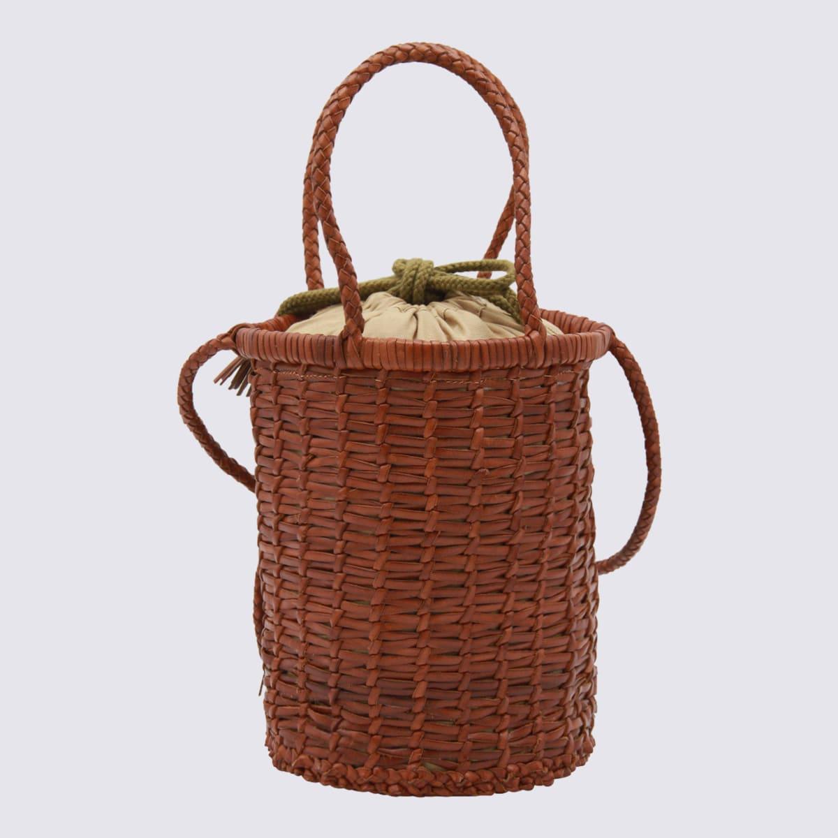 dragon diffusion brown leather satchel