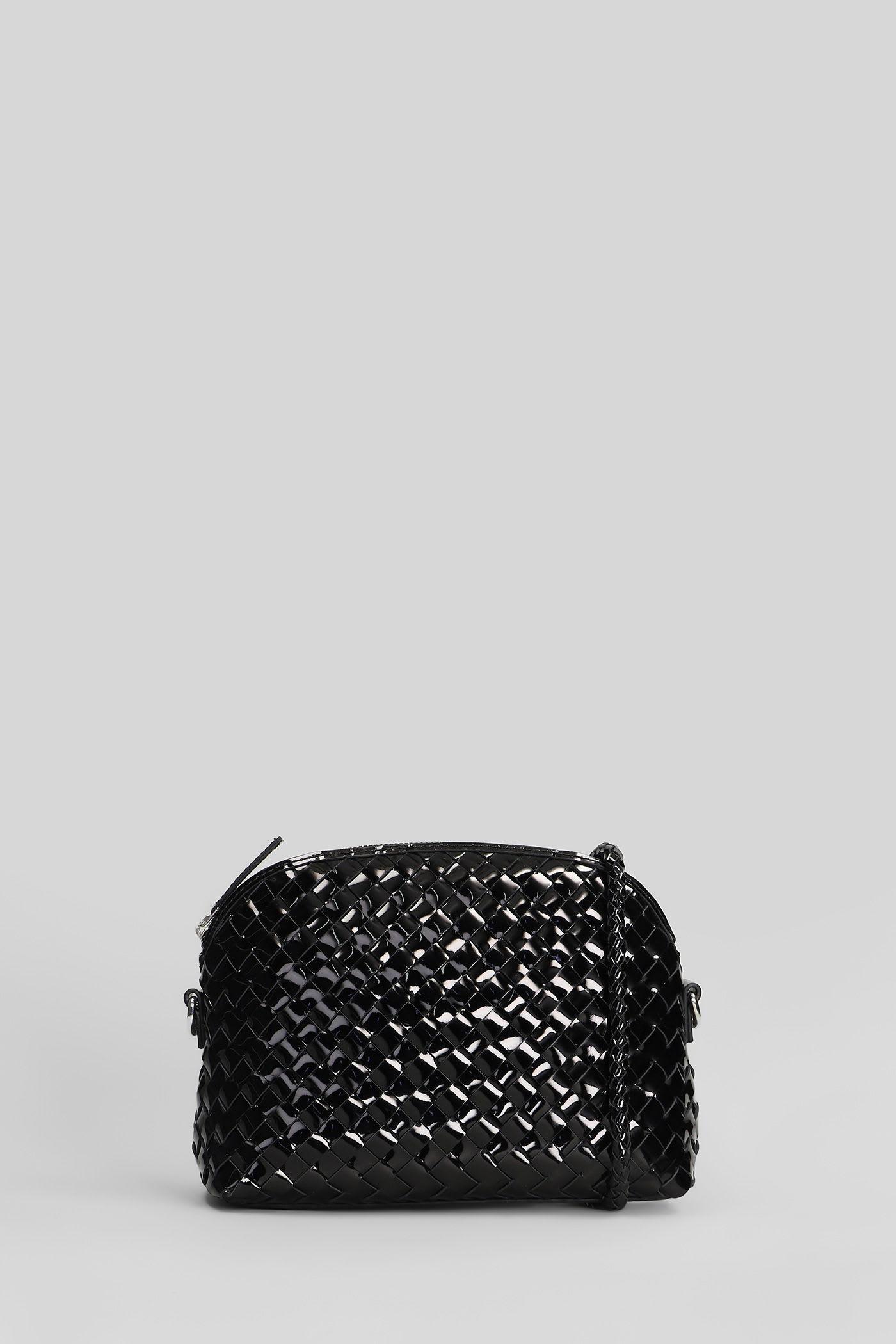 dragon diffusion chunky fellini shoulder bag in black leather