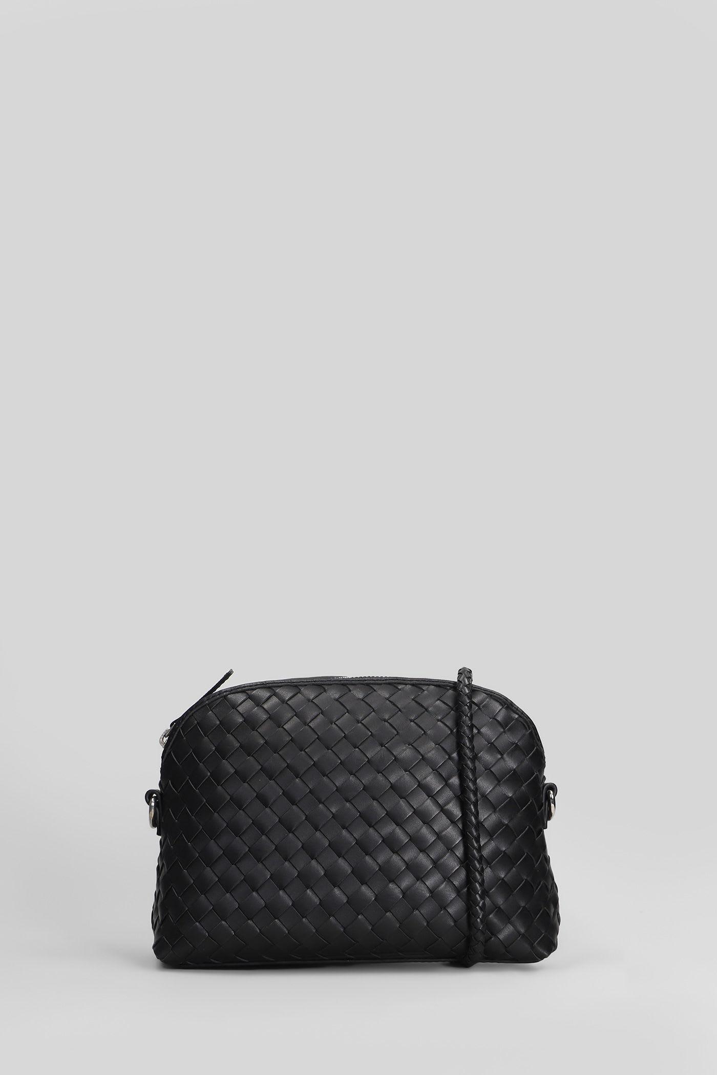 dragon diffusion chunky fellini shoulder bag in black leather