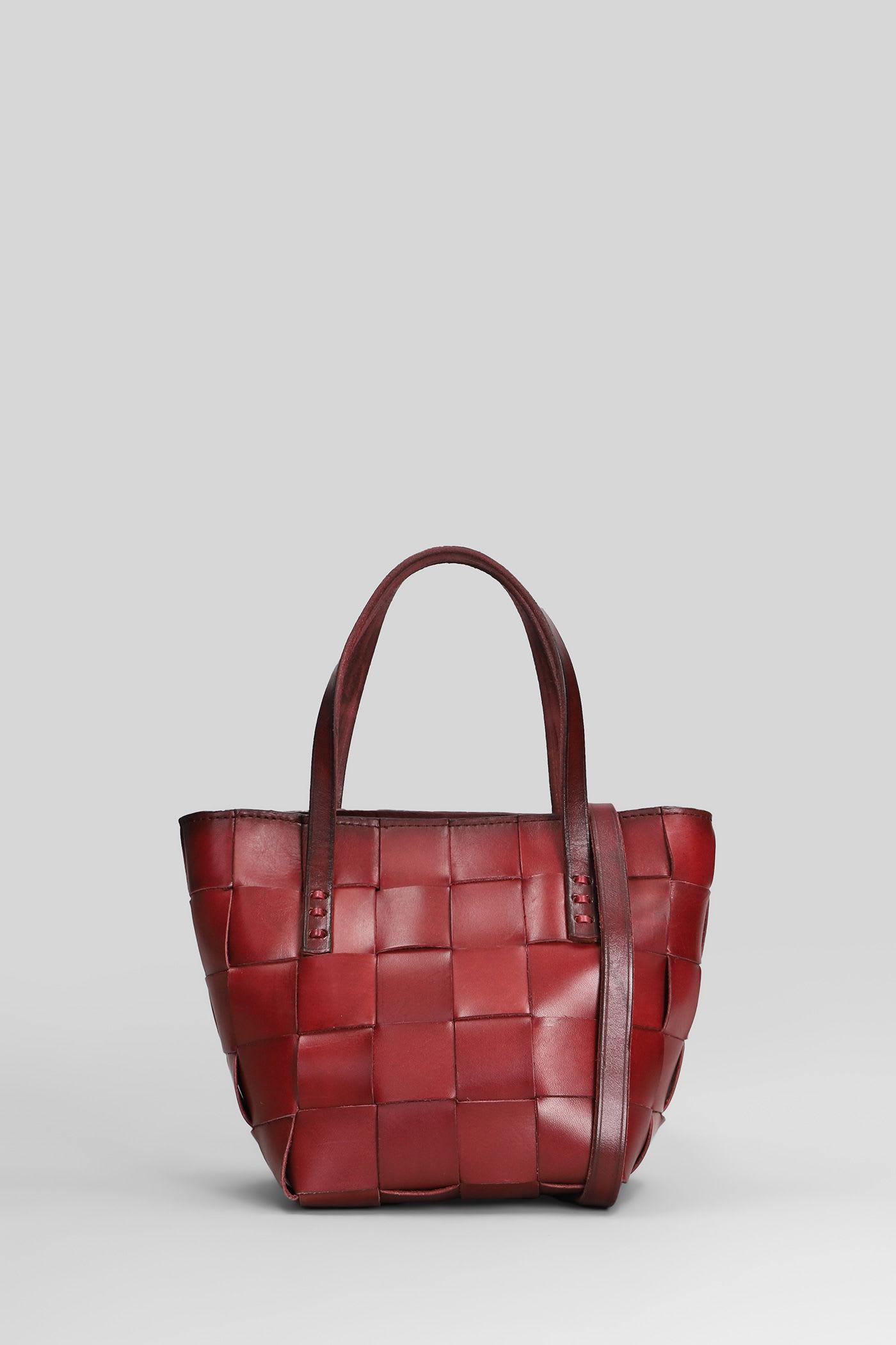 dragon diffusion japan mini shoulder bag in bordeaux leather