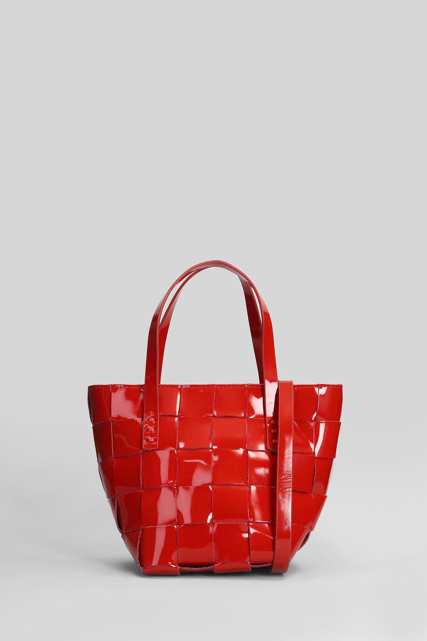 dragon diffusion japan mini shoulder bag in red leather