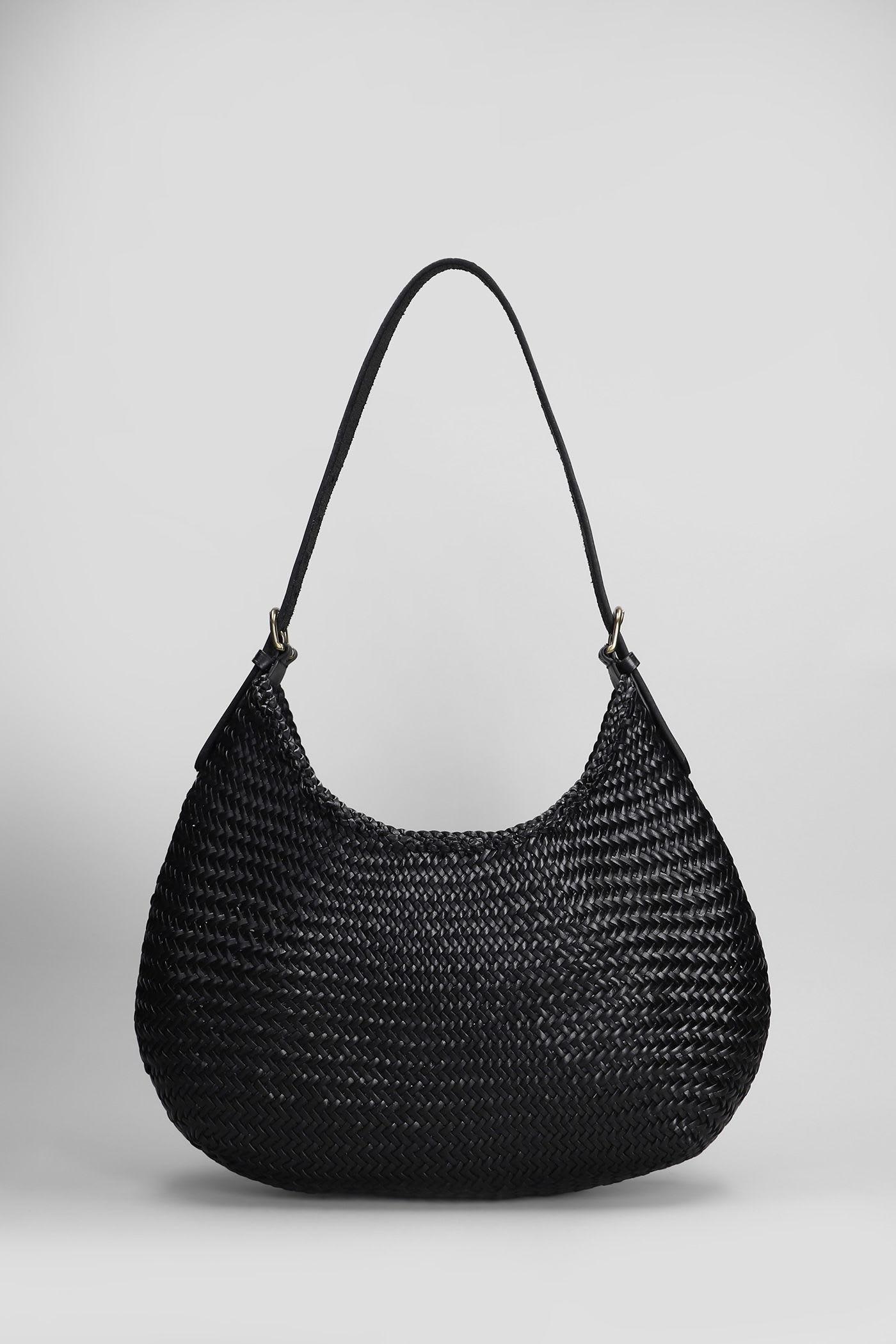 dragon diffusion luna mezza tote in black leather