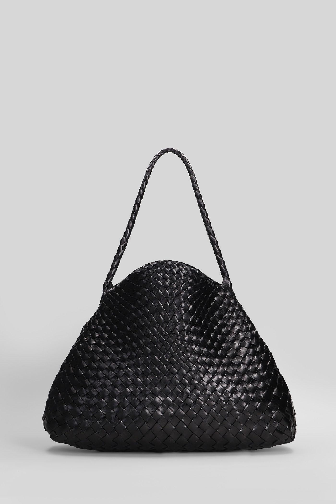 dragon diffusion santa maria mini hand bag in black leather