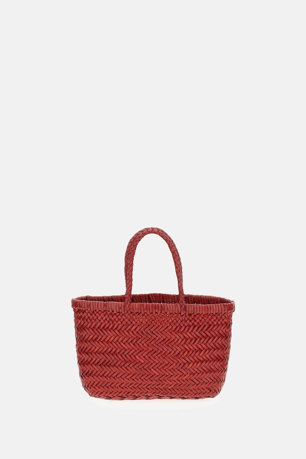 dragon diffusion woven leather basket gora
