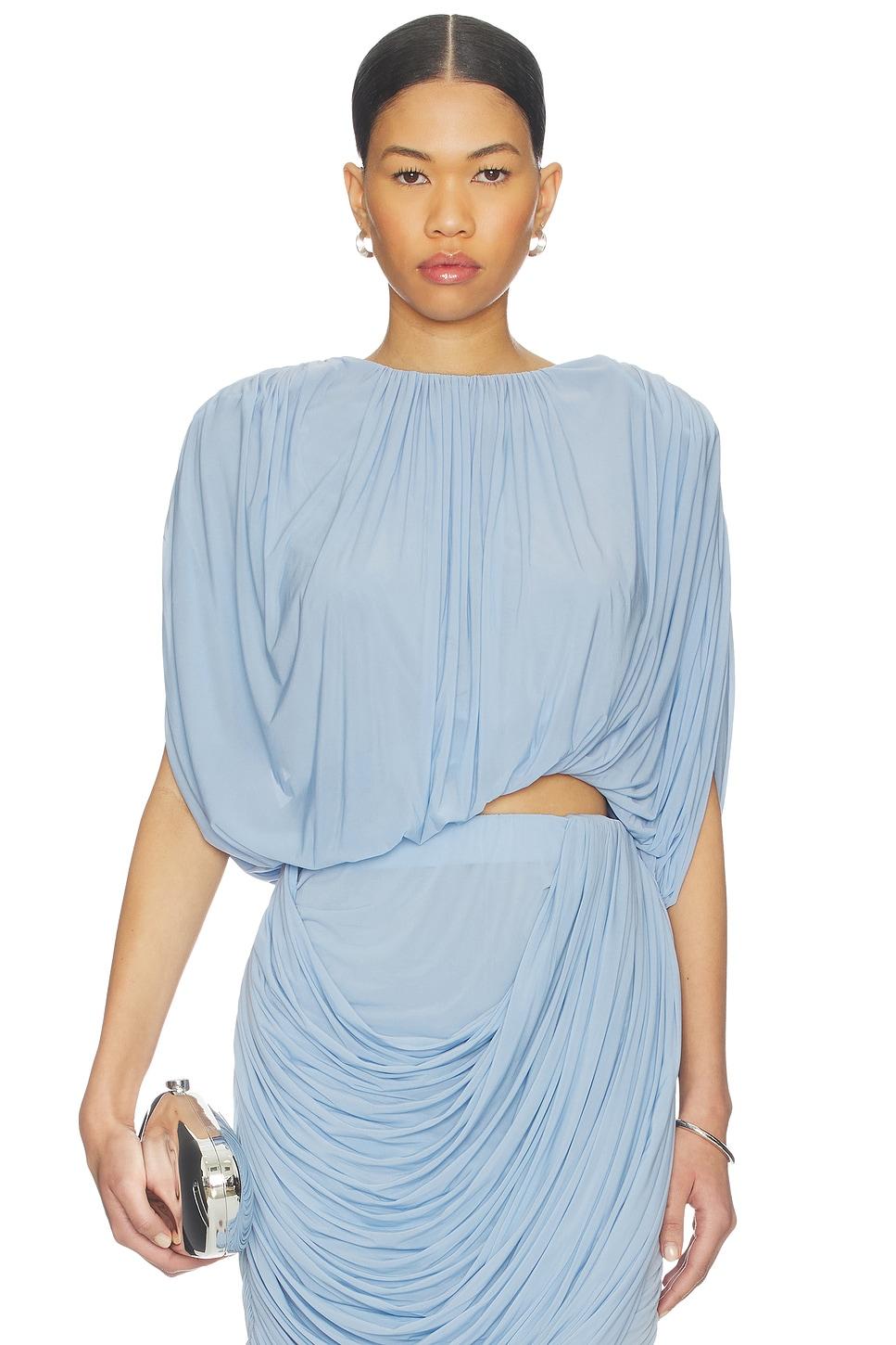 draped blouse