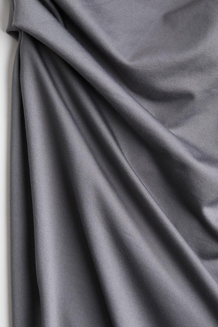 draped bodycon dress