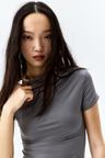 draped bodycon dress