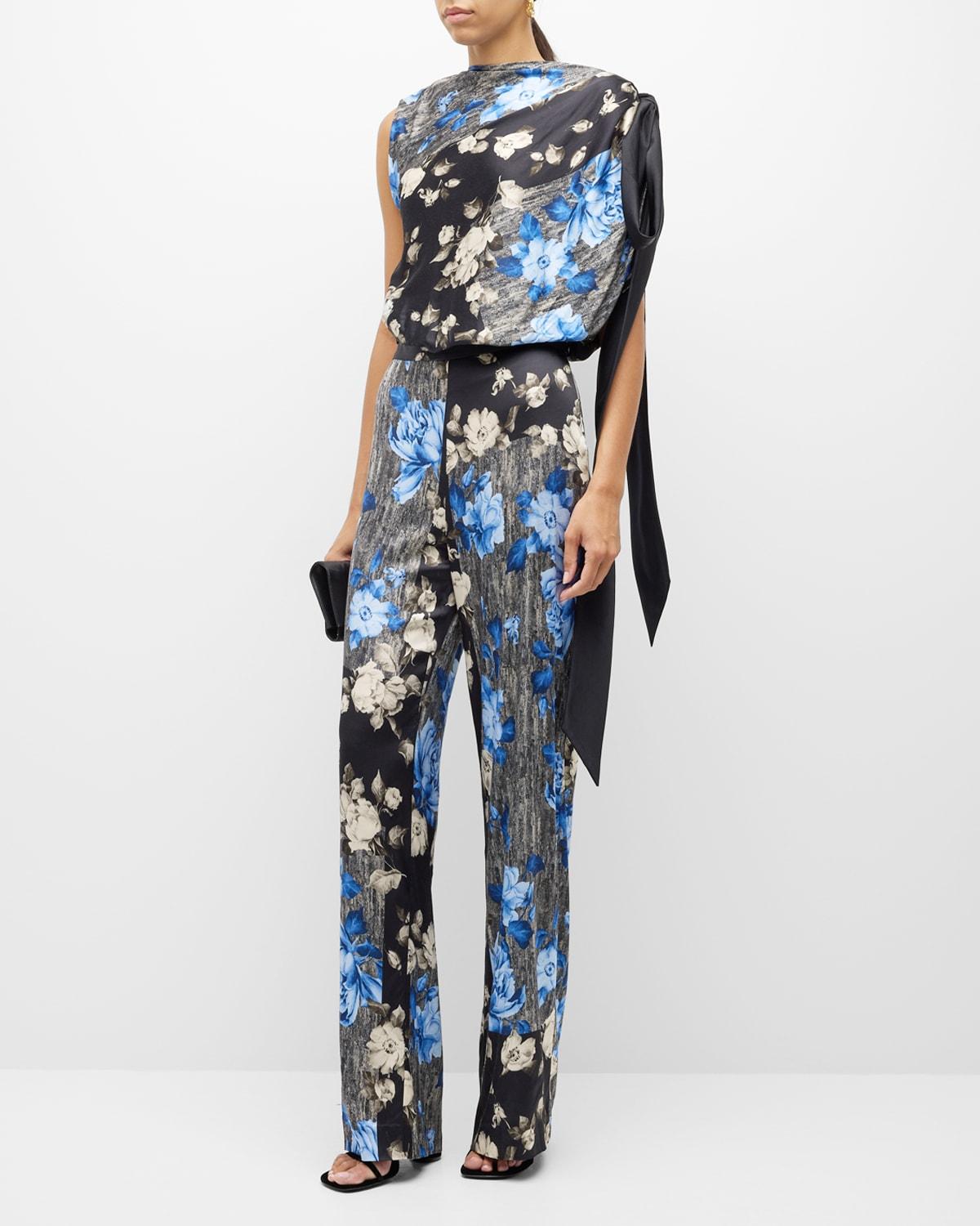 draped bow-detail top