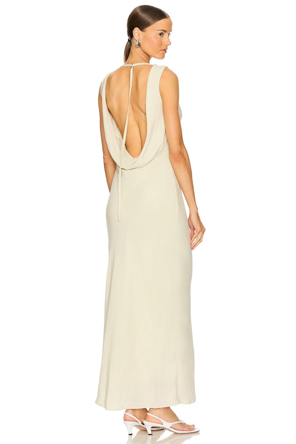 draped cowl dress