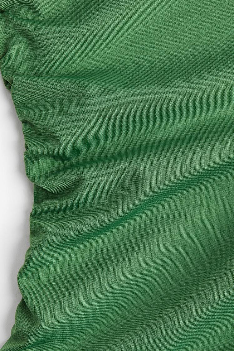 draped dress