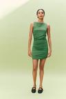 draped dress