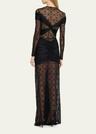 draped jersey knotted dress