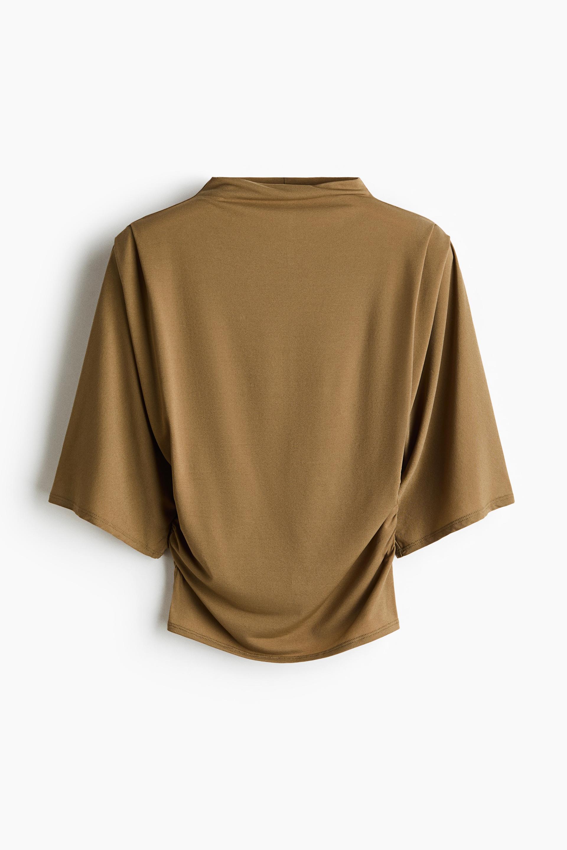 draped jersey top