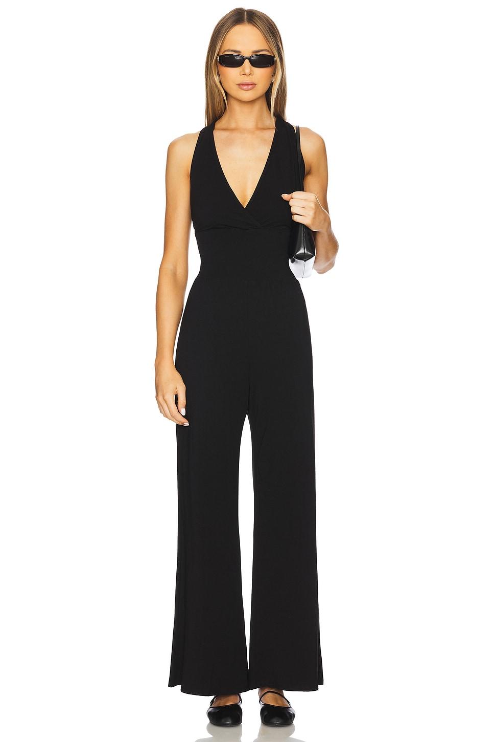 draped jumpsuit