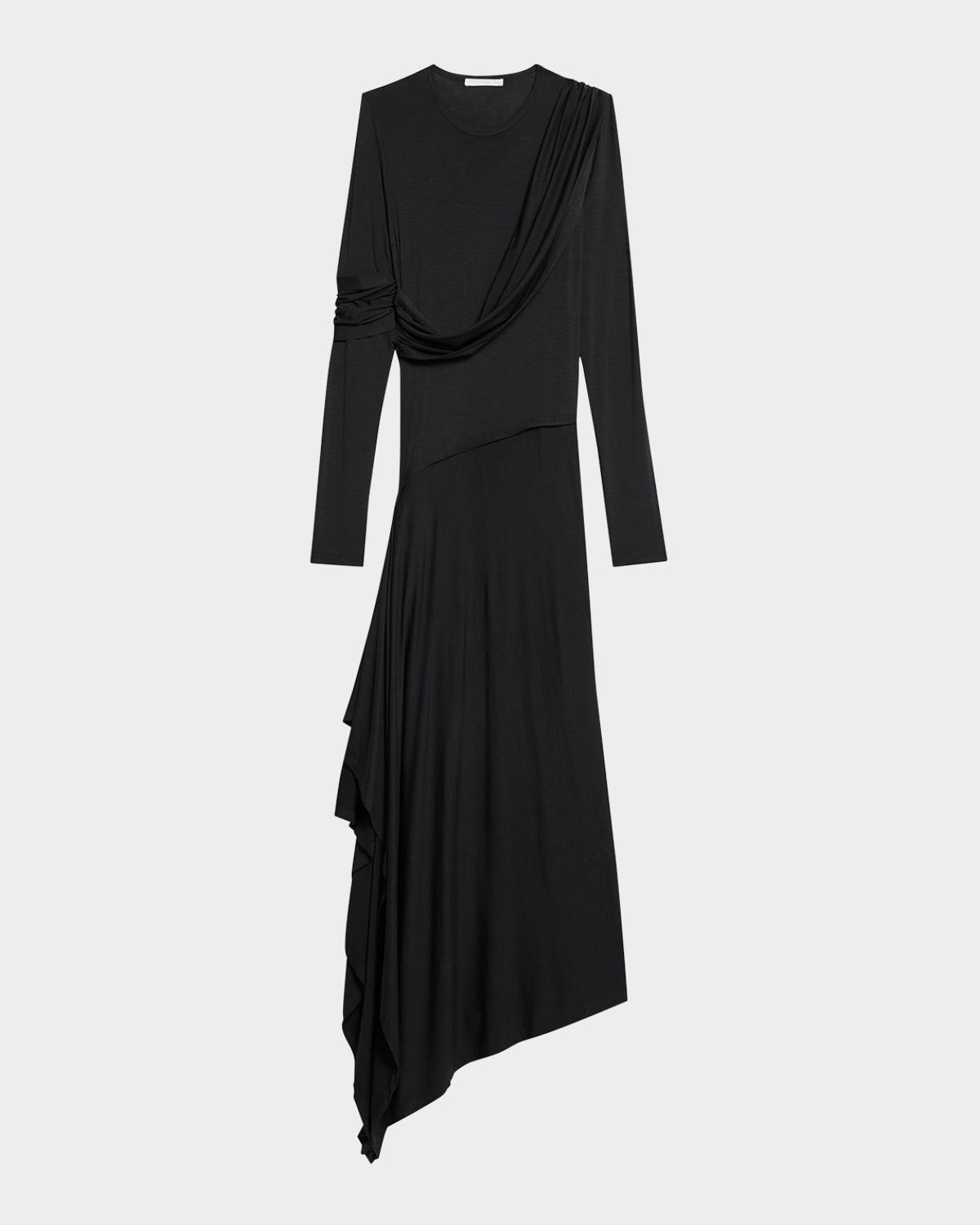 draped knit protection dress