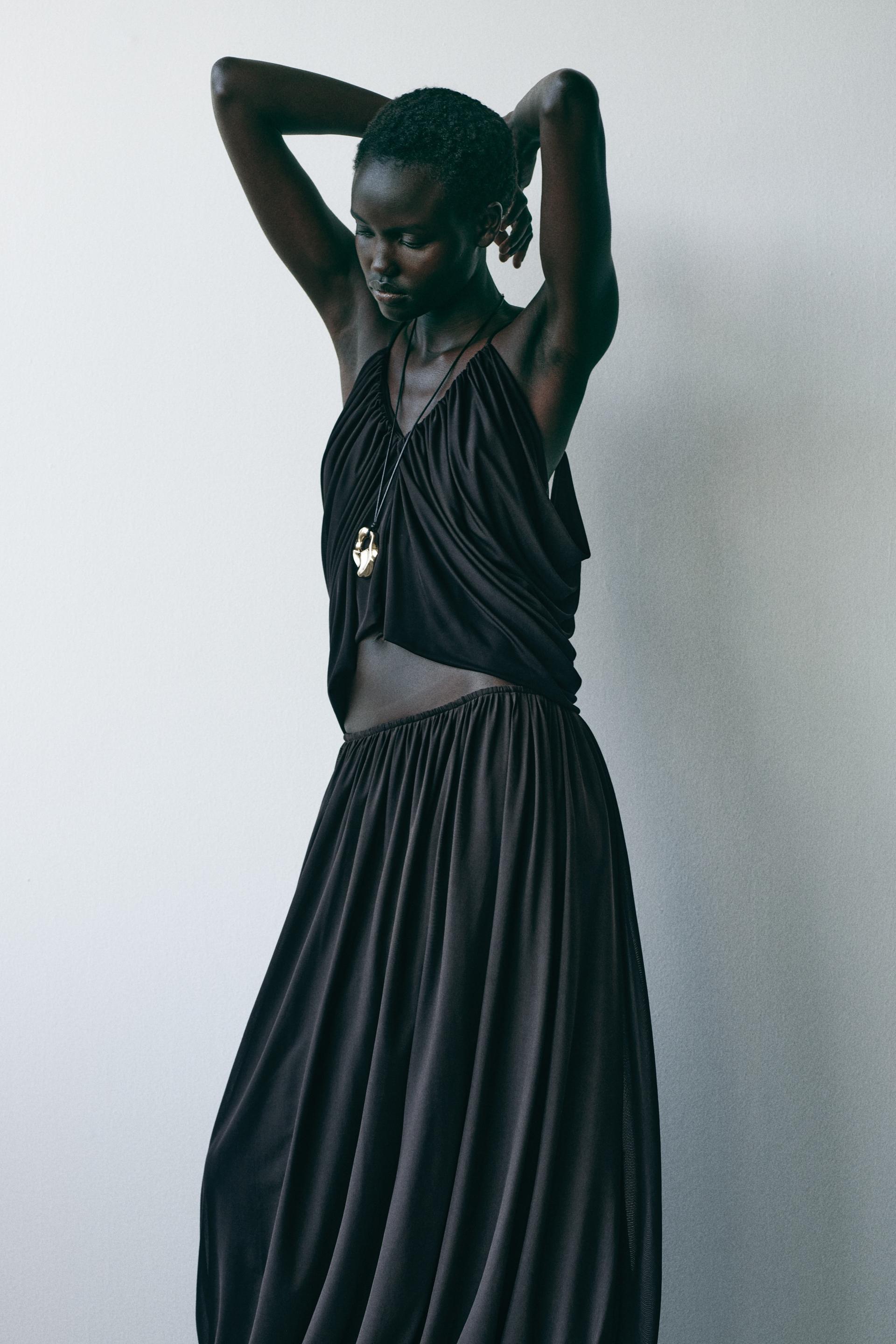 draped strappy top