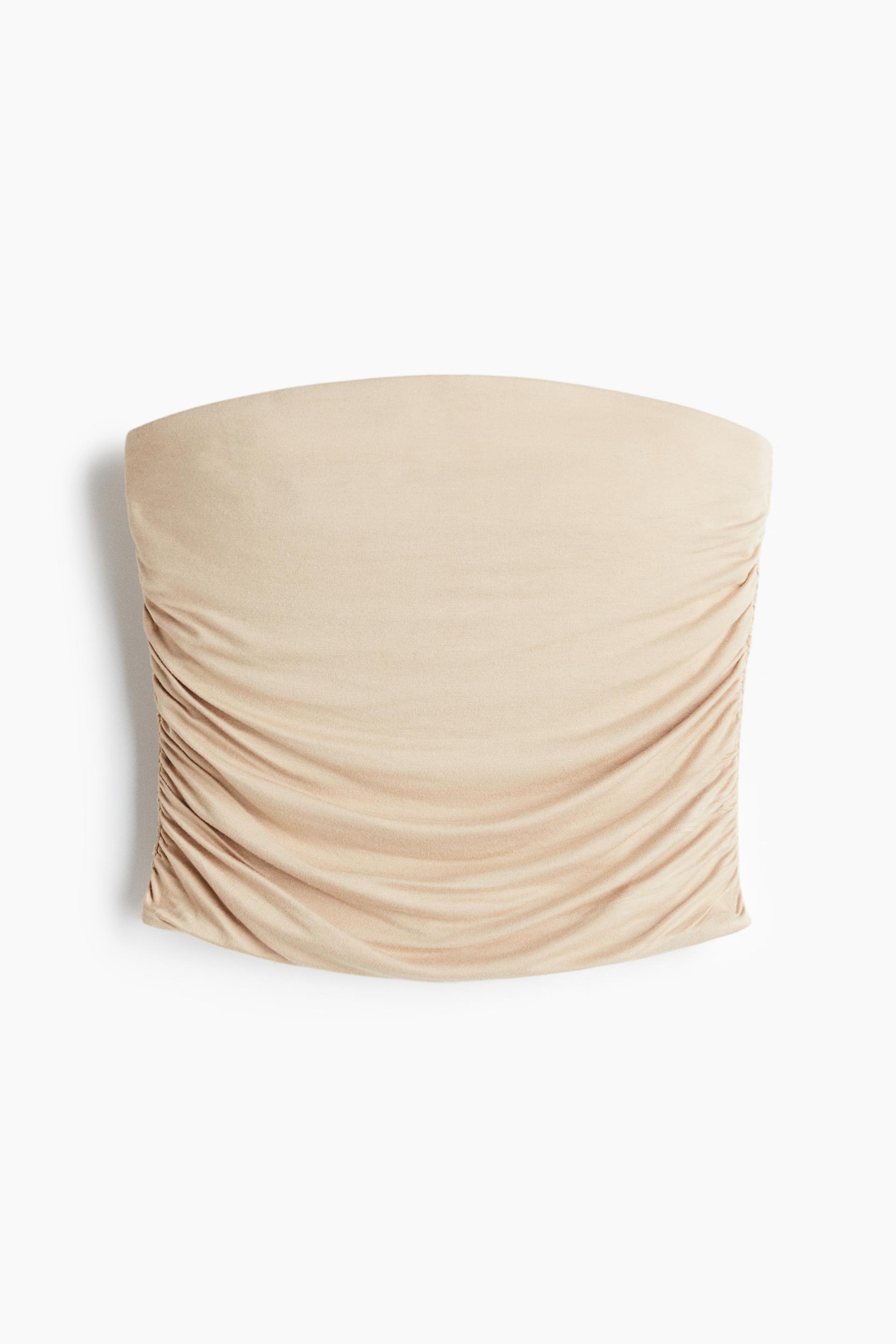 draped tube top