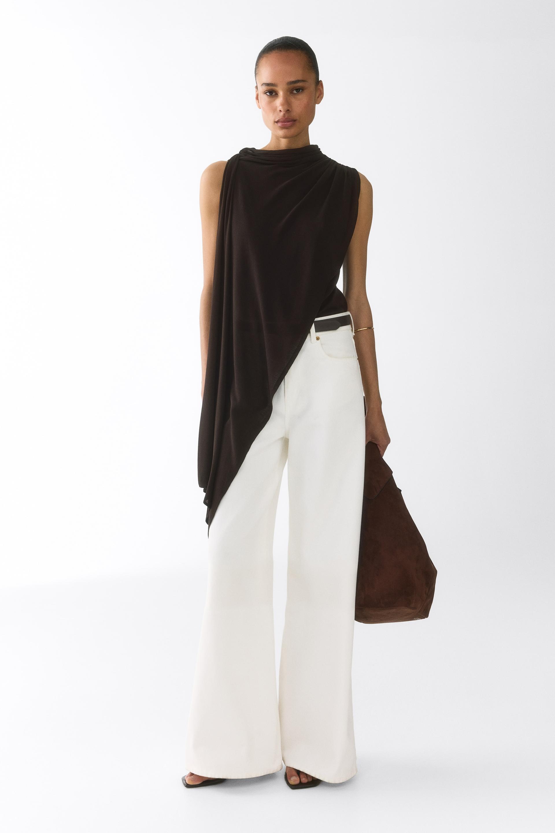 draped viscose top