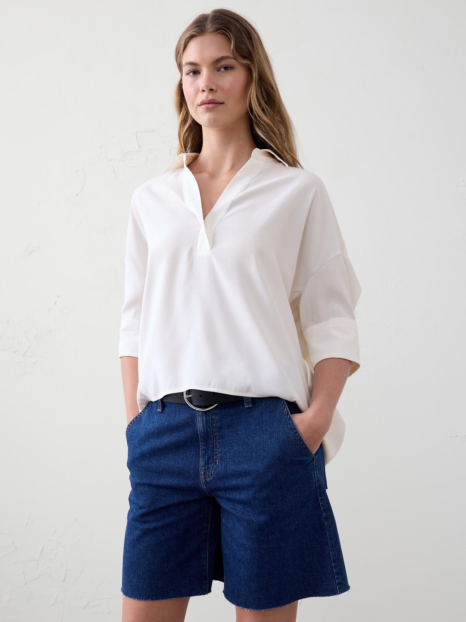 drapey oversized top