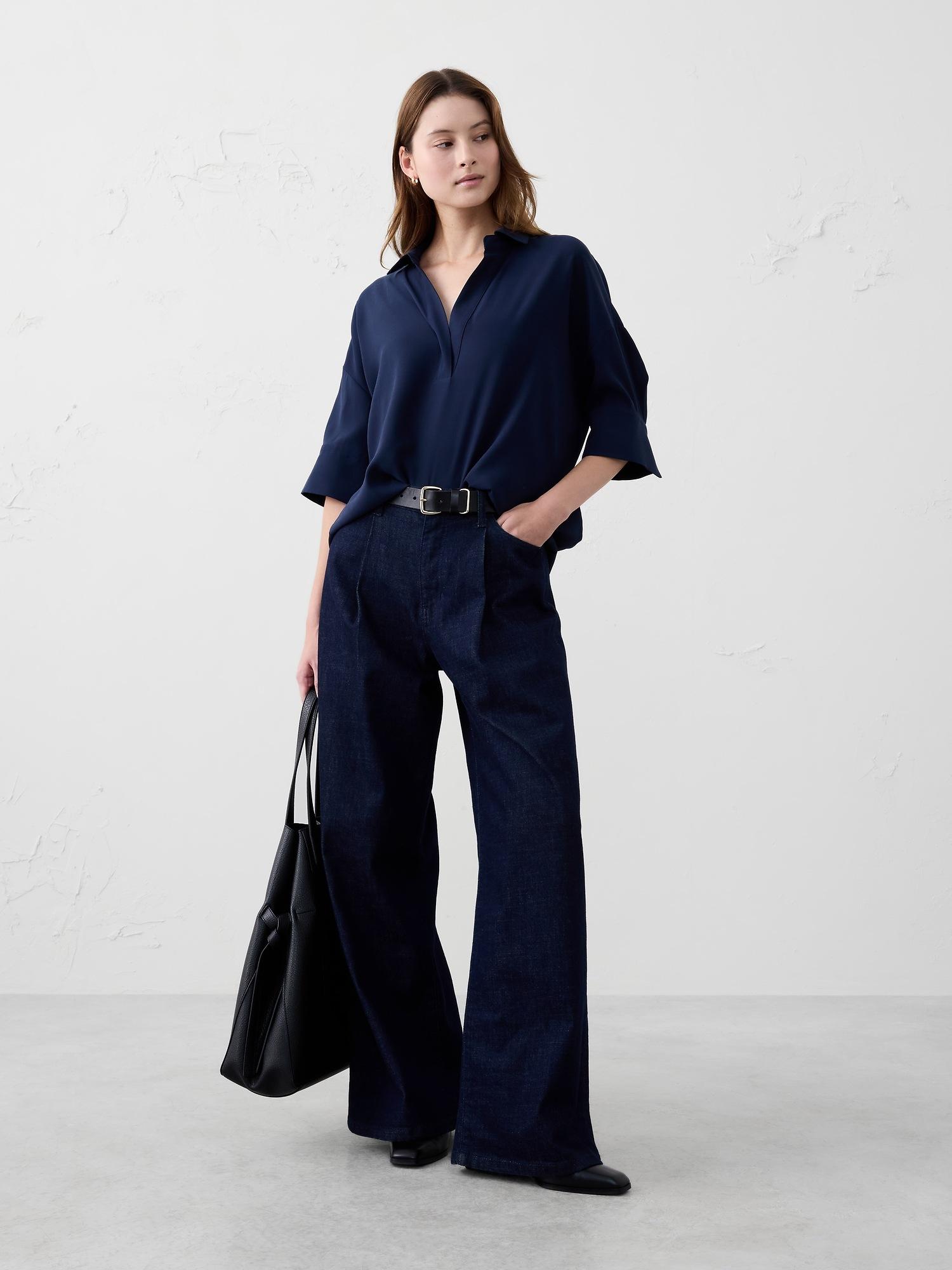 drapey oversized top