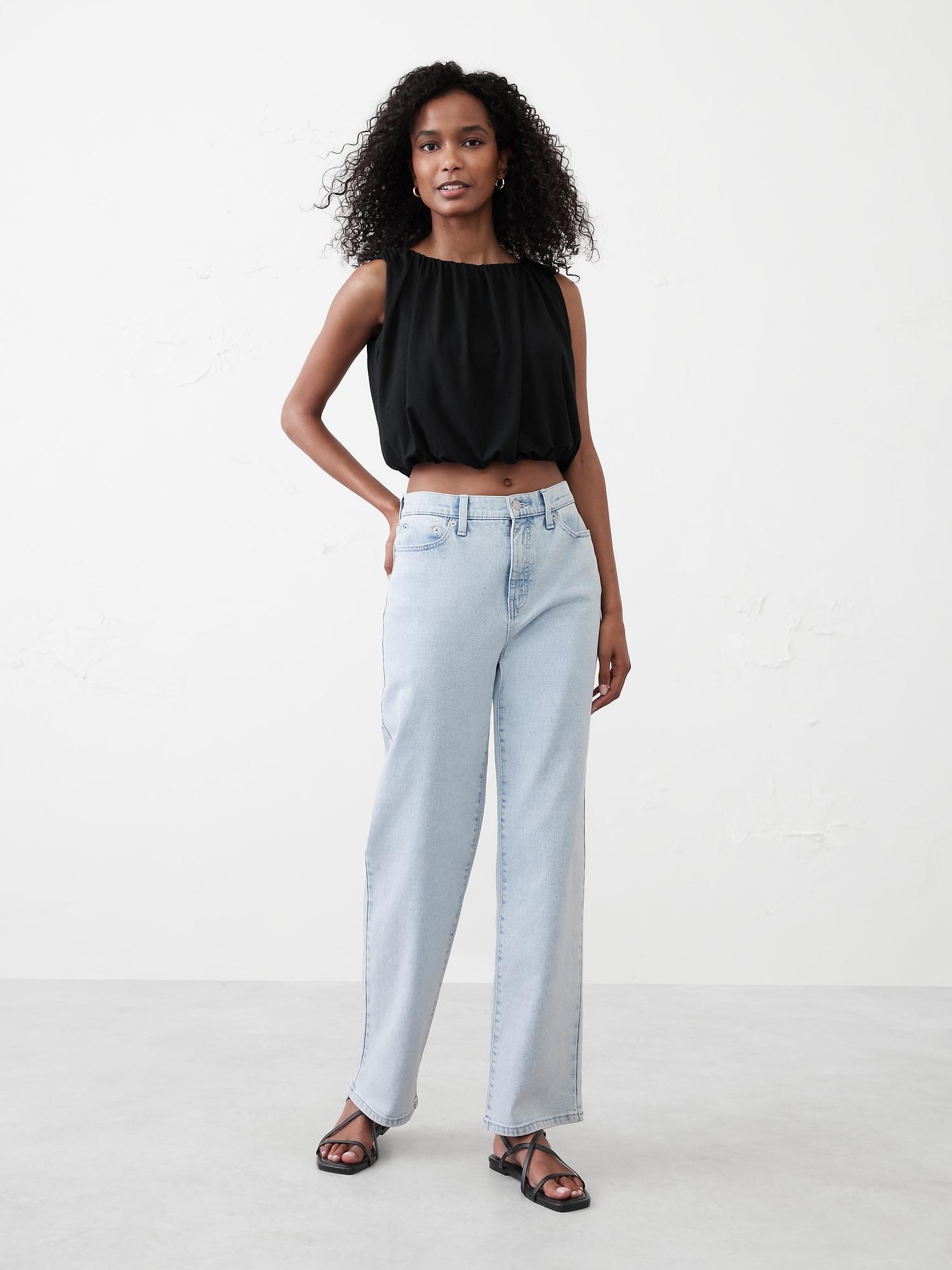 drapey shirred bubble top