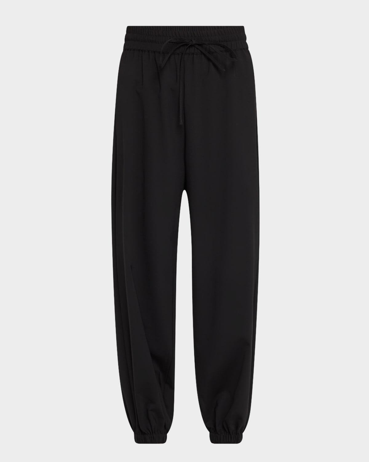 drawstring ankle jogger pants