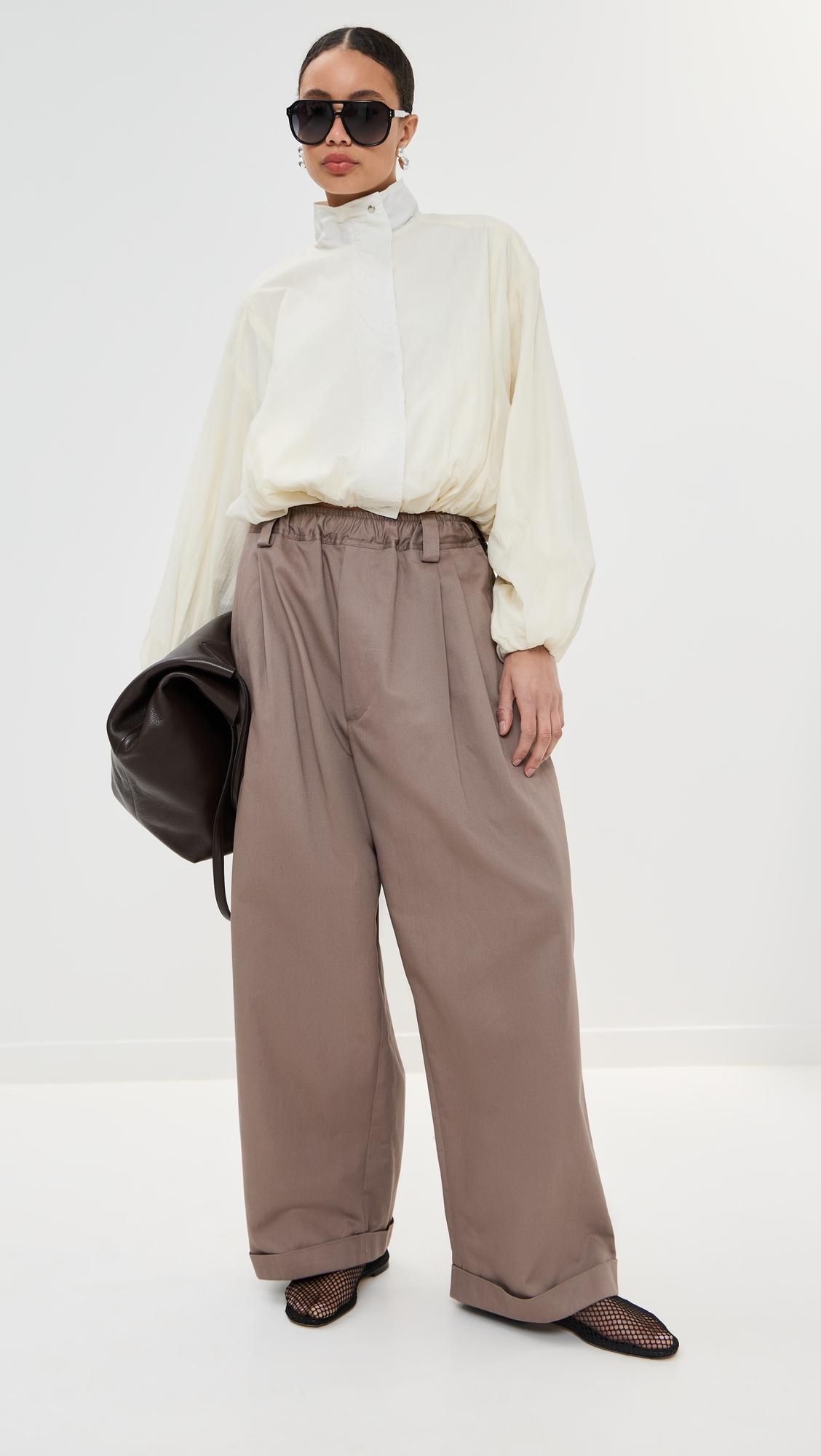 drawstring chino pants
