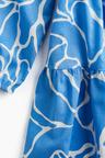 drawstring-detail dress