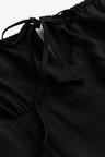 drawstring-detail midi dress