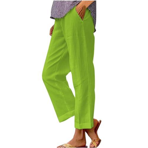 drawstring pants women's wide leg cropped pants linen clothing for women work clothes womens elastic waist dress pants pants for women over 50 tube dress linen sets for women b-green