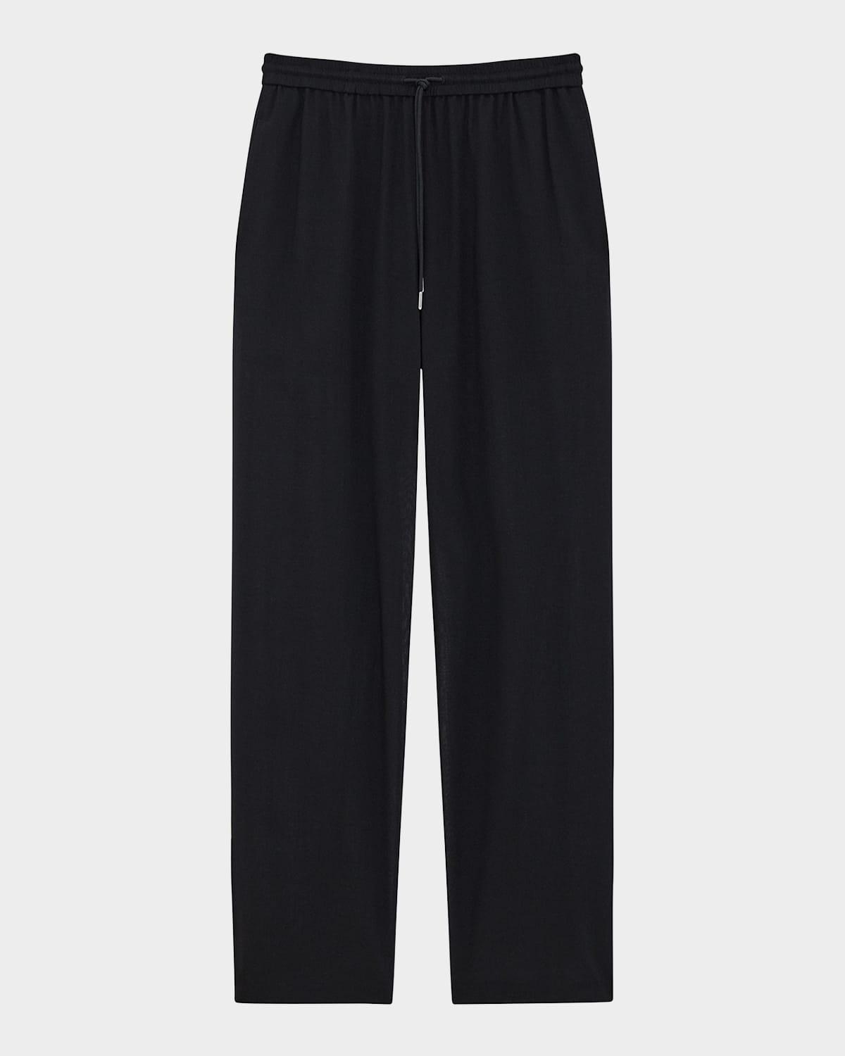 drawstring pull-on pants