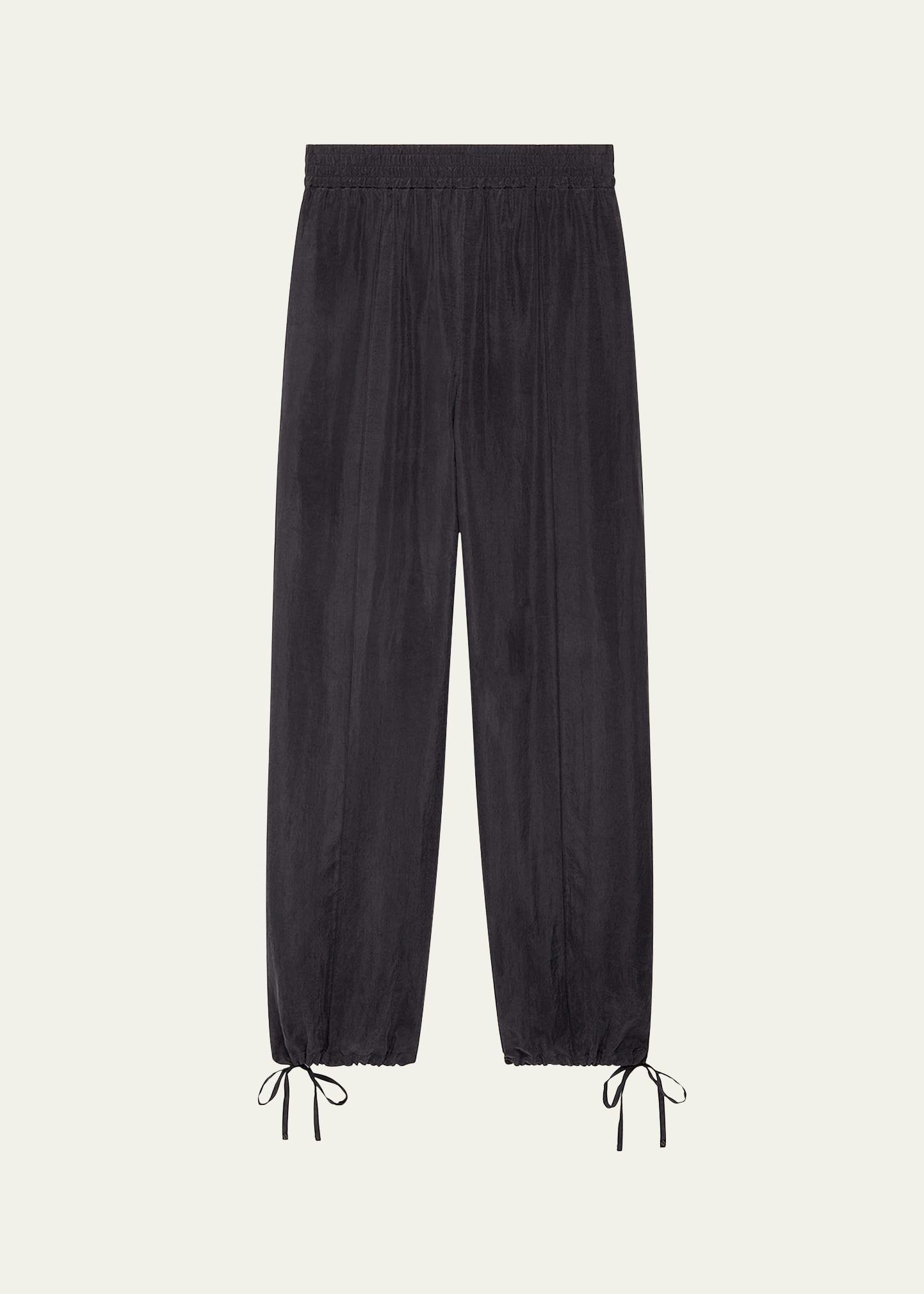 drawstring track pants