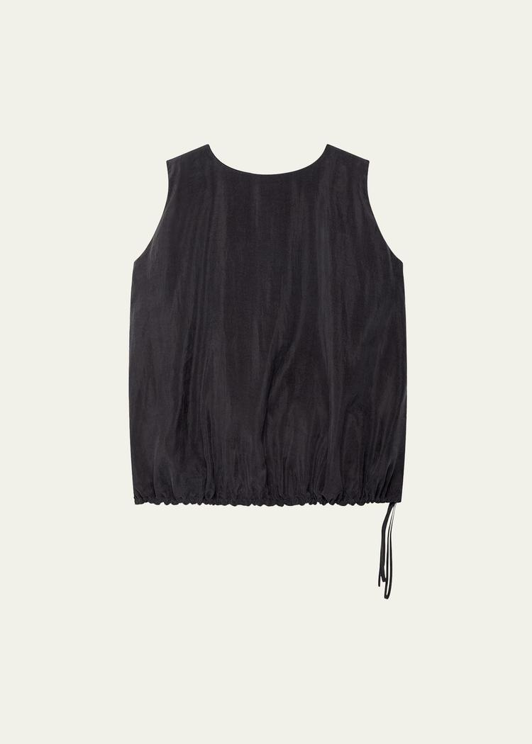 drawstring trapeze top