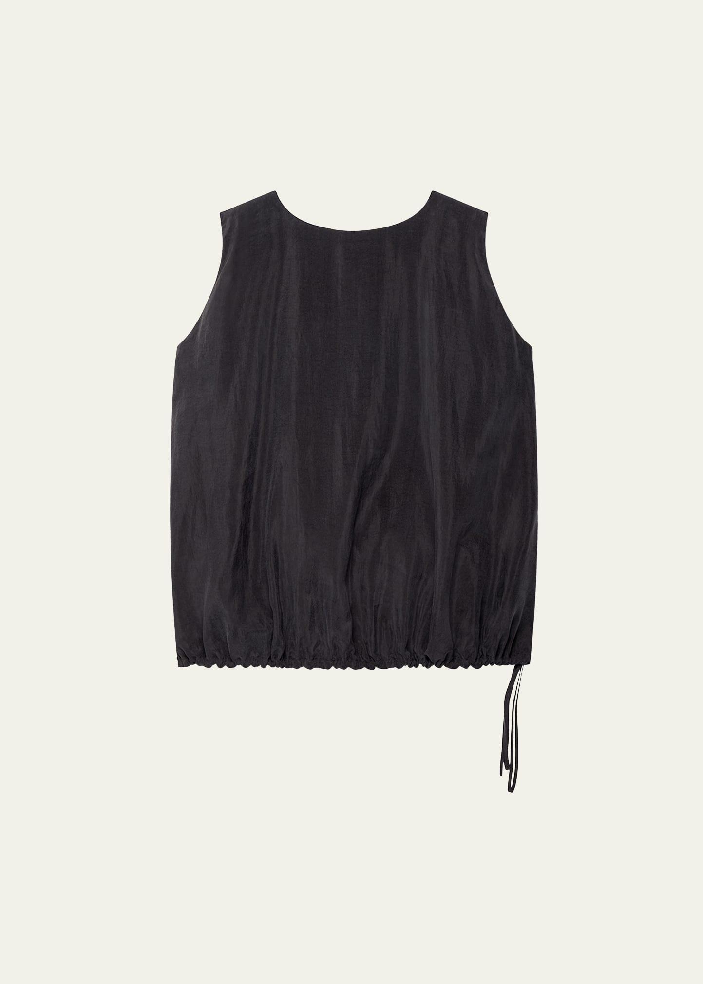 drawstring trapeze top