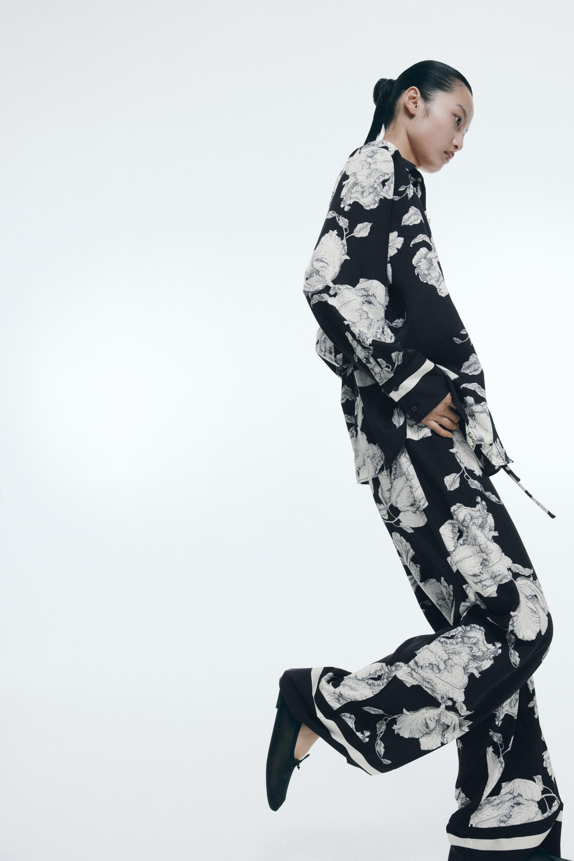 drawstring twill pants