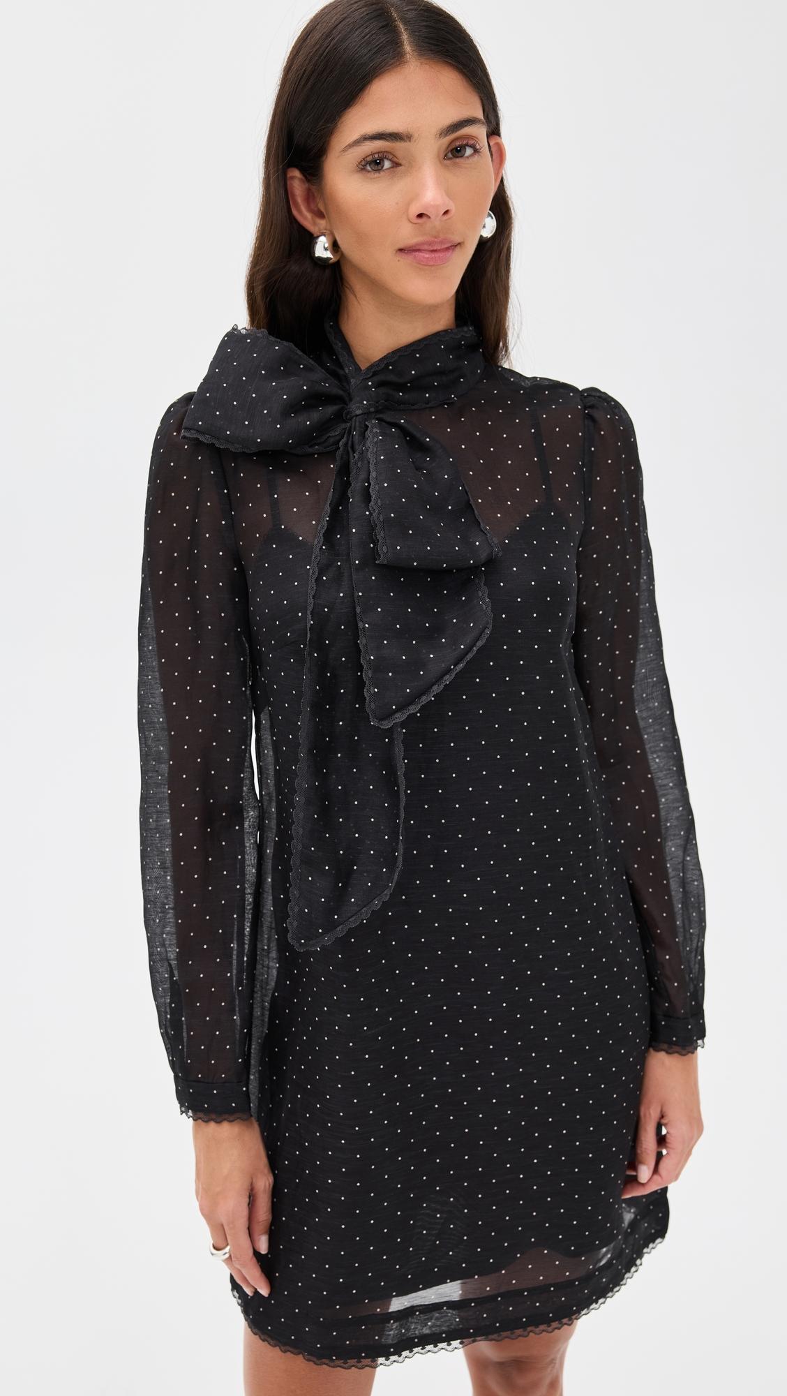 dream pussybow mini dress