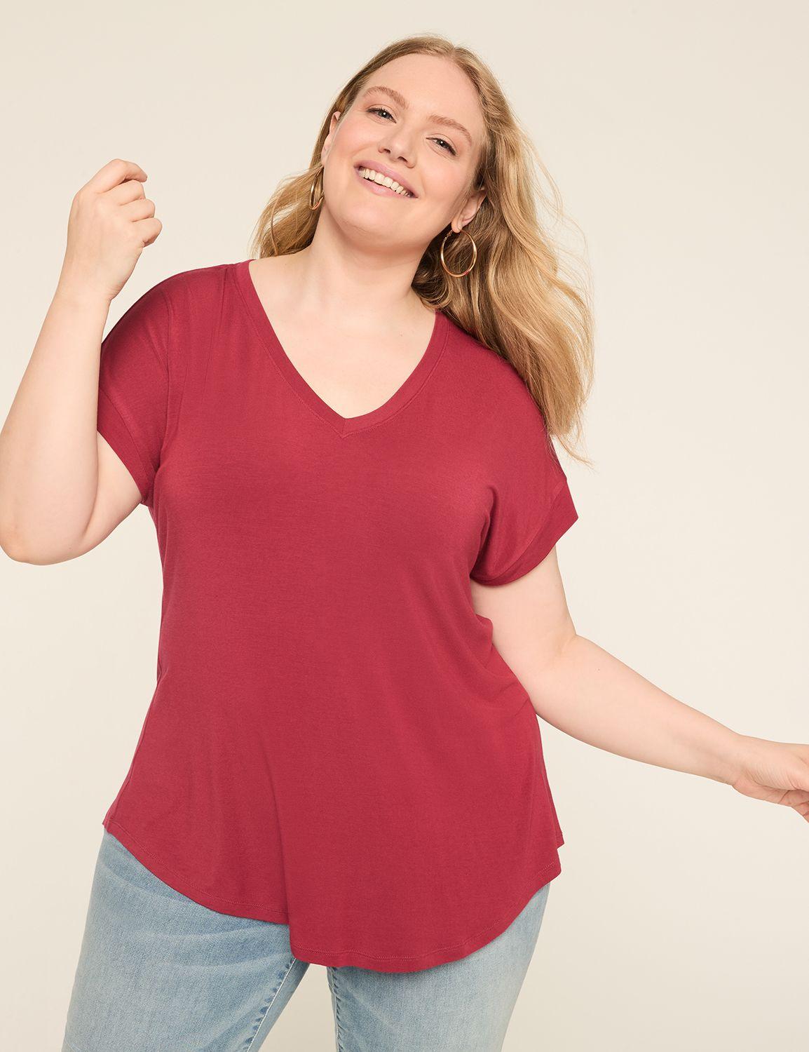 dreamfeel v-neck dolman-sleeve tee
