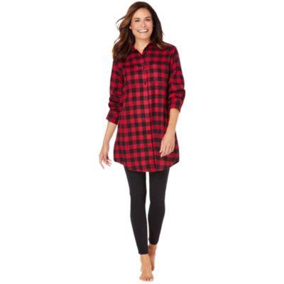 dreams co. womens plaid pj set