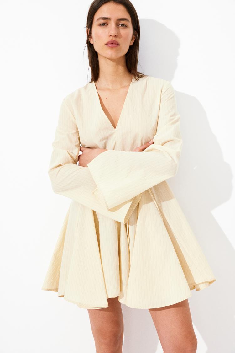 dress with flared skirt