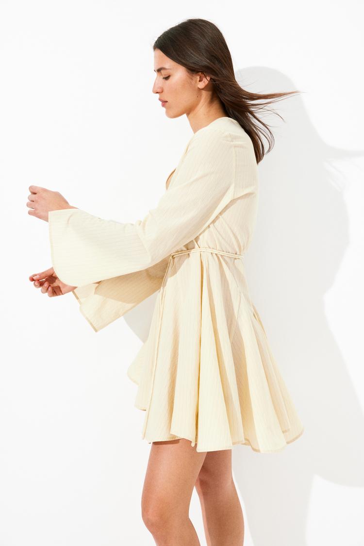 dress with flared skirt