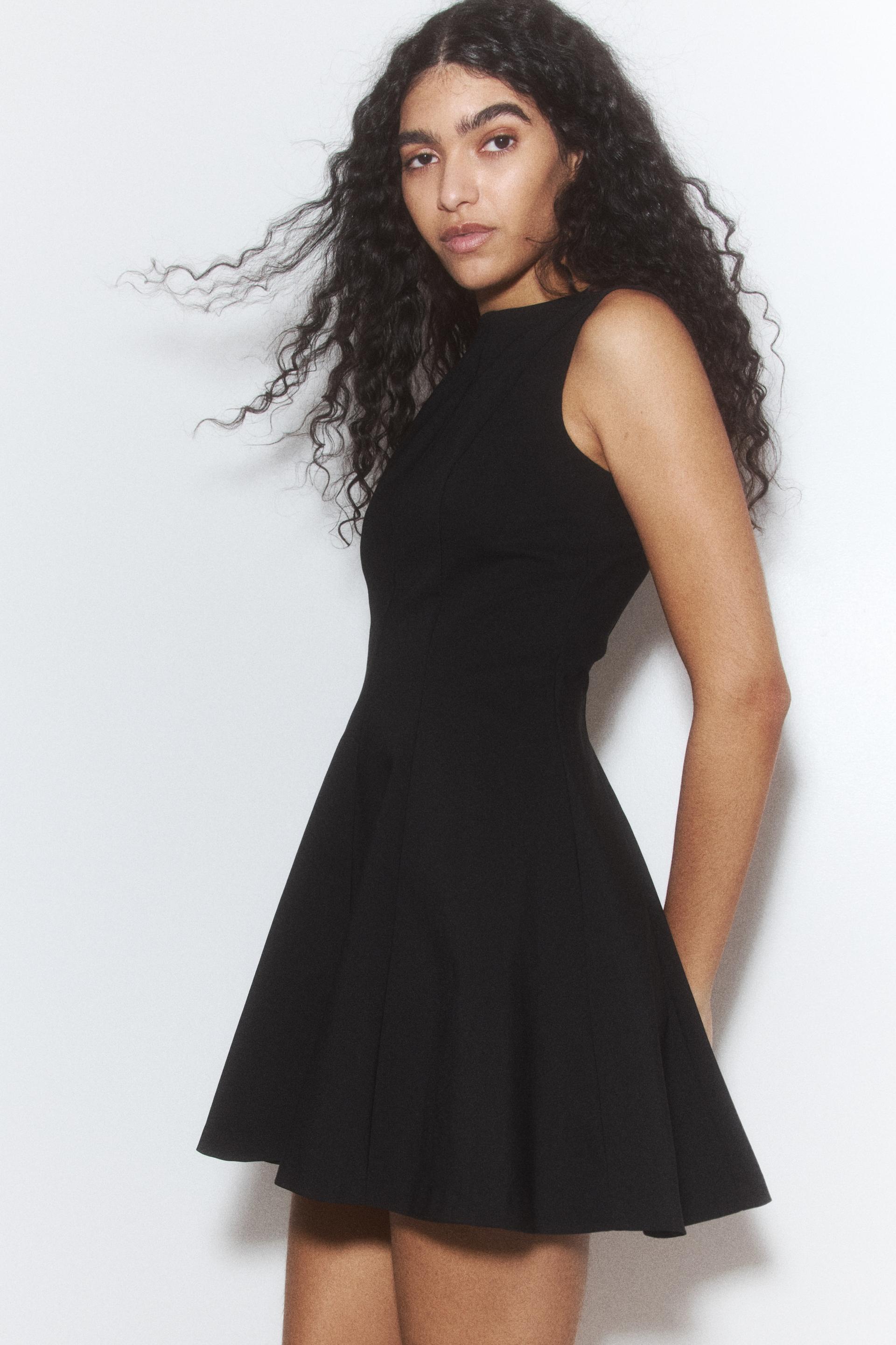 dress with flared skirt